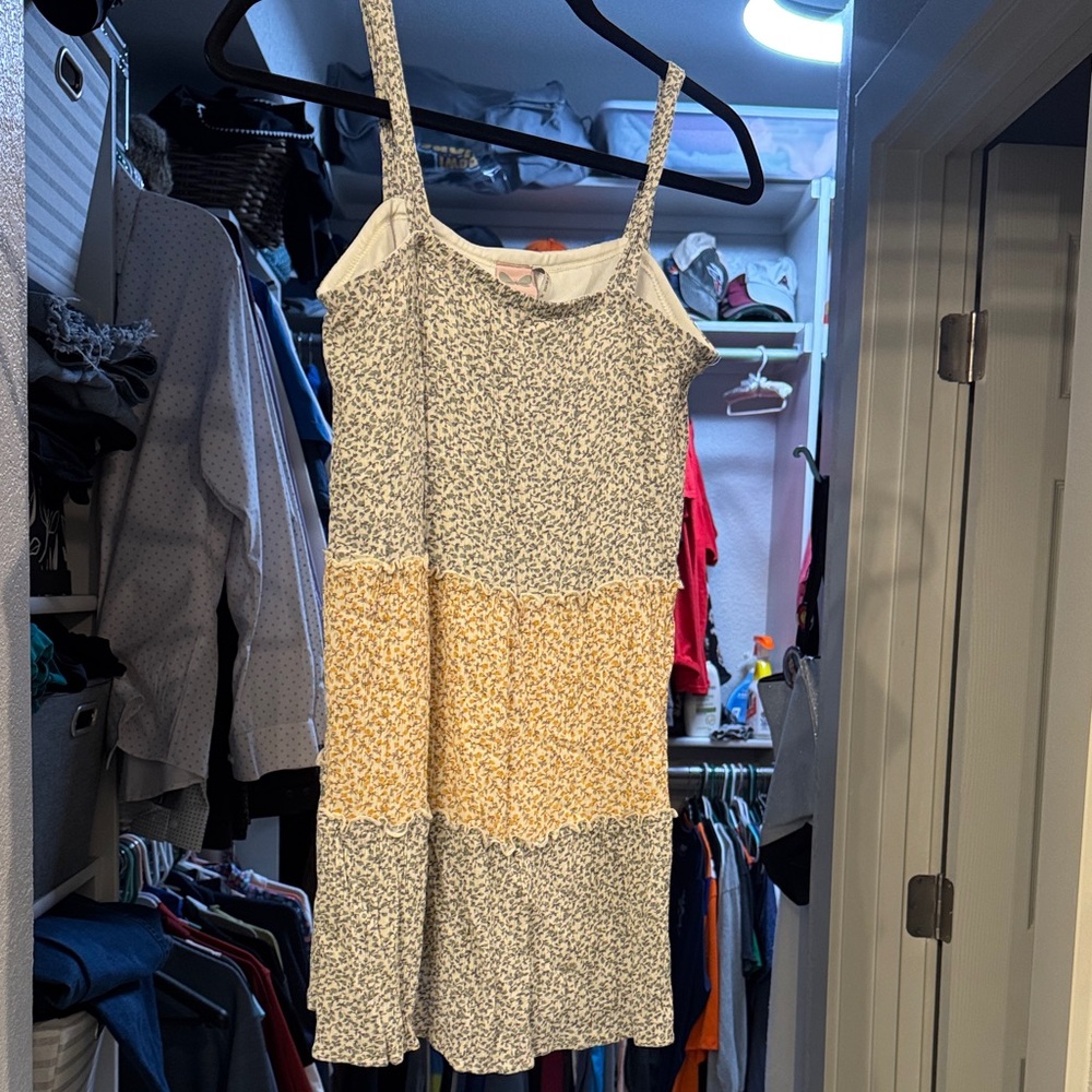 Paper Crane Multicolor Strappy Mini Dress